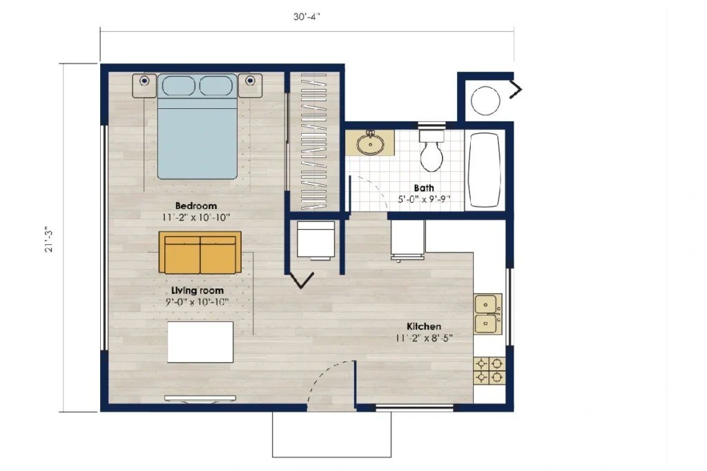 490 sq ft