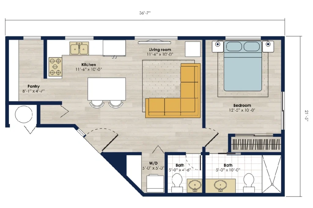 661 sq ft