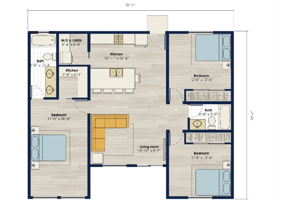 1,190 sq ft