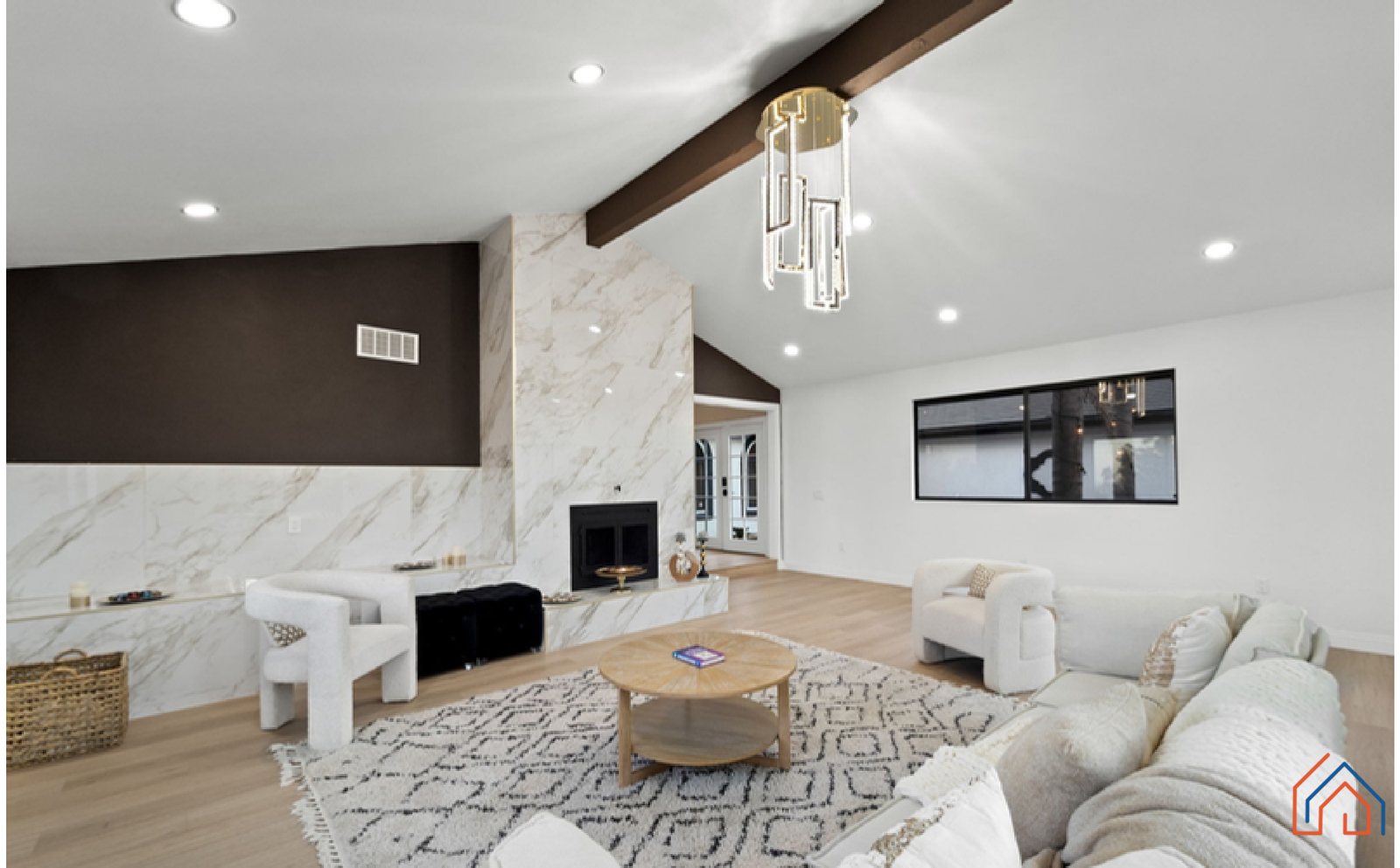 Living room remodel in San Diego